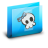 Folder Calaverita Azul Icon